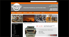 Desktop Screenshot of james-machinery.com